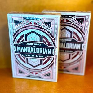 DONATED to WNC Helene Recovery 2 (TWO) Deck Star Wars Mandolorian Playing Cards